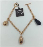 Bracciale Unoaerre Donna in Oro rosa Onice 377FFH8620100 - 377FFH8620100